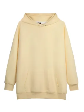 11 Colors Autumn Thin Simple Loose Hooded Hoodies Women Sweatshirts Female Pocket White Basic Solid Color Pullover S-3XL