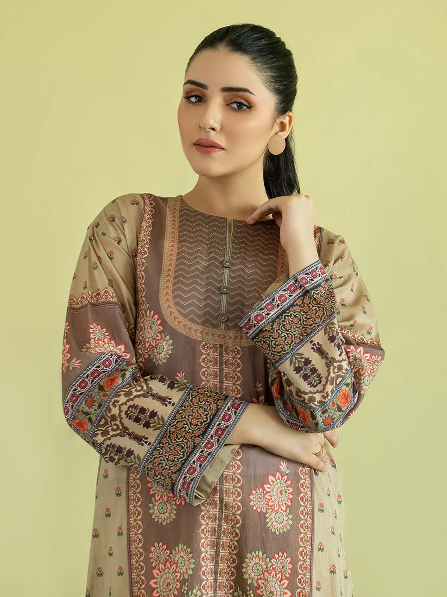 1pc - Stitched Basic Printed Lawn Shirt