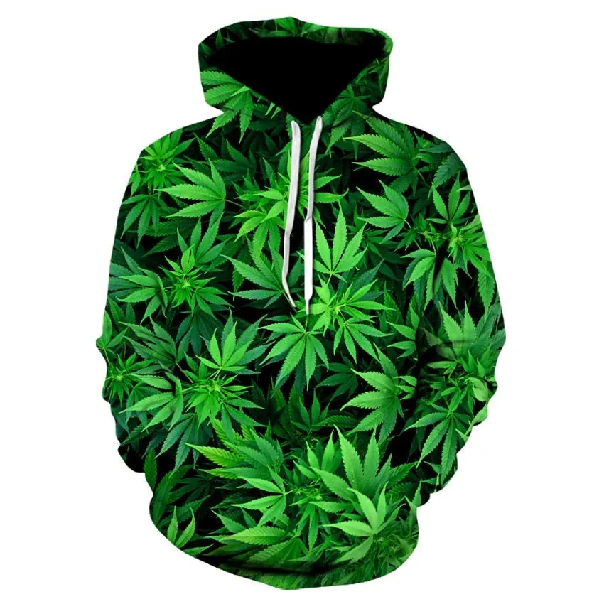 3D Pinted 420 Friendly Hoodie for Raves