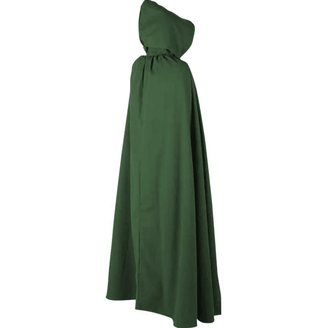 Aaron Canvas Hooded Cape