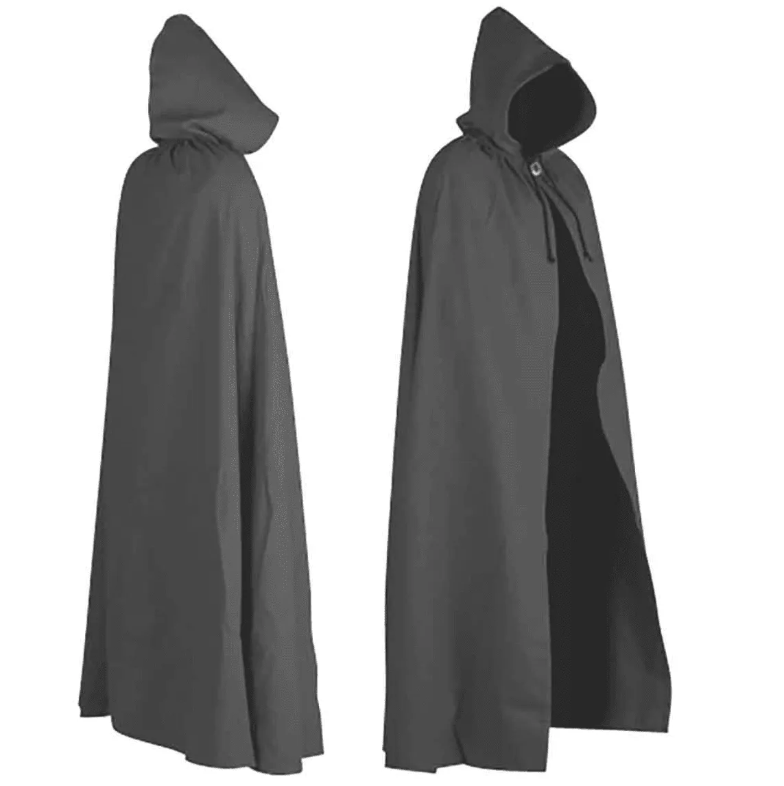 Aaron Canvas Hooded Cape