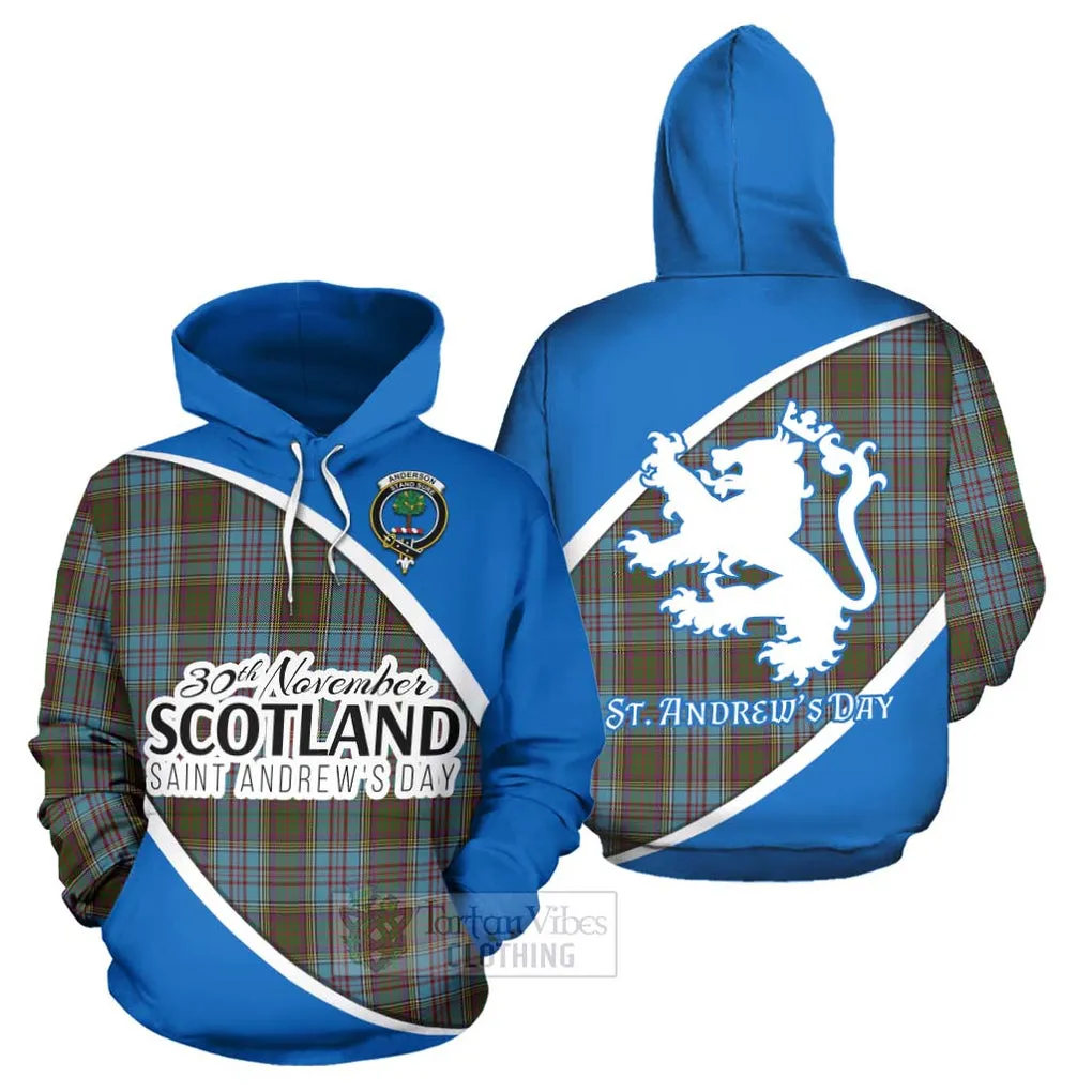 Anderson Family Crest Tartan Hoodie Celebrate Saint Andrew's Day in Style