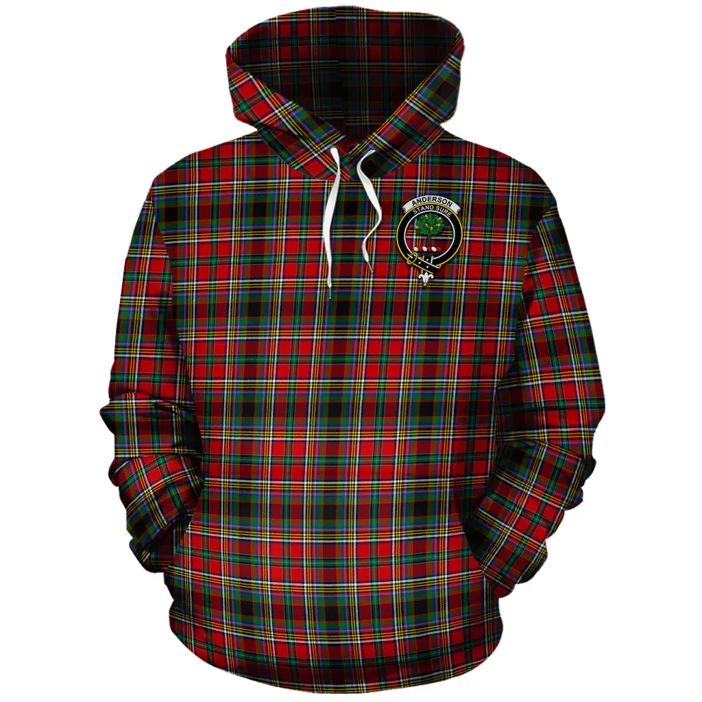 Anderson of Arbrake Tartan Hoodie with Family Crest