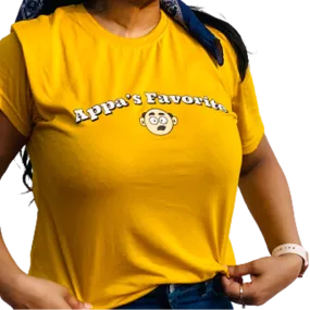 Appas Favorite Yellow T Shirt