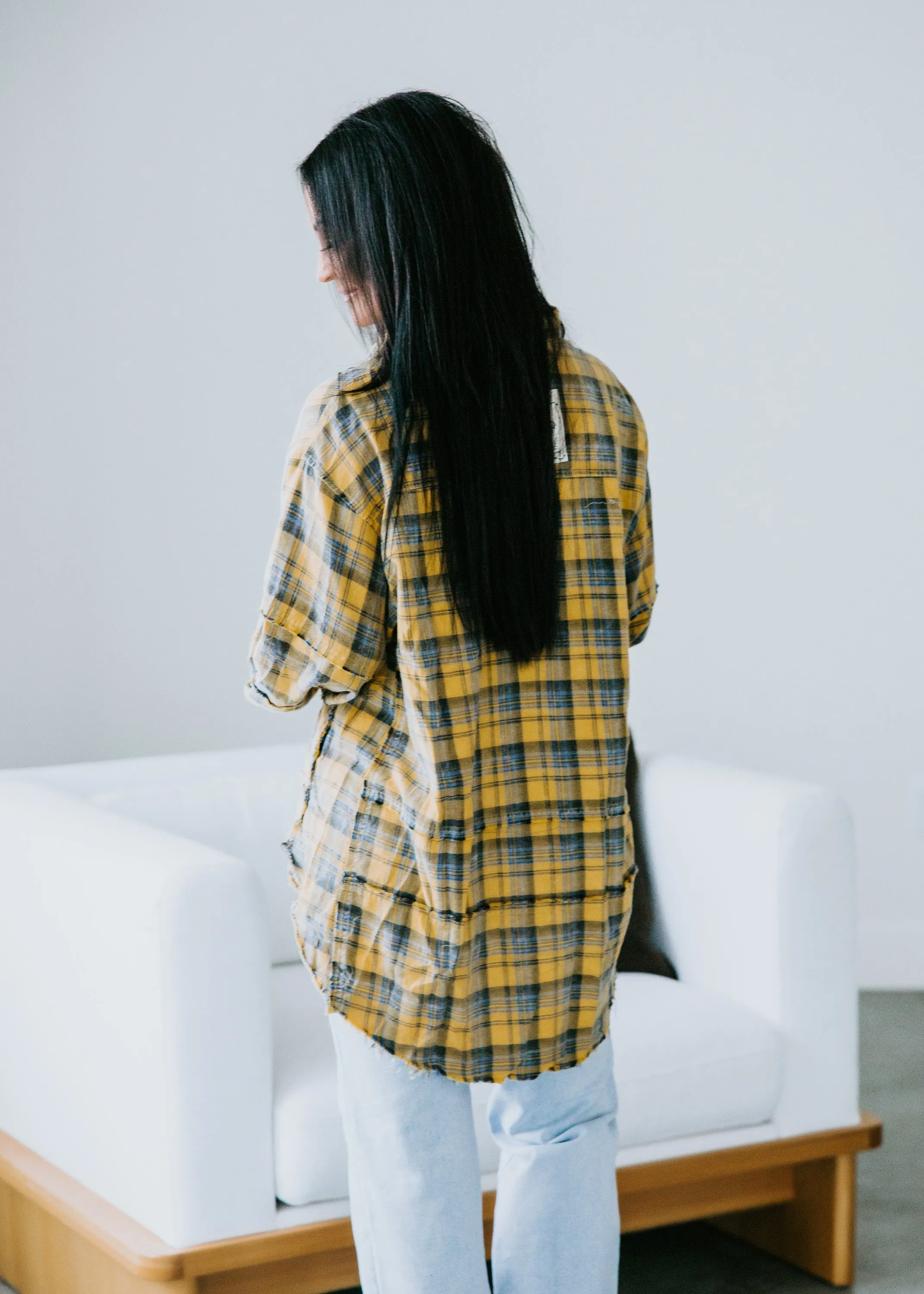 Archer Mineral Washed Plaid Shirt