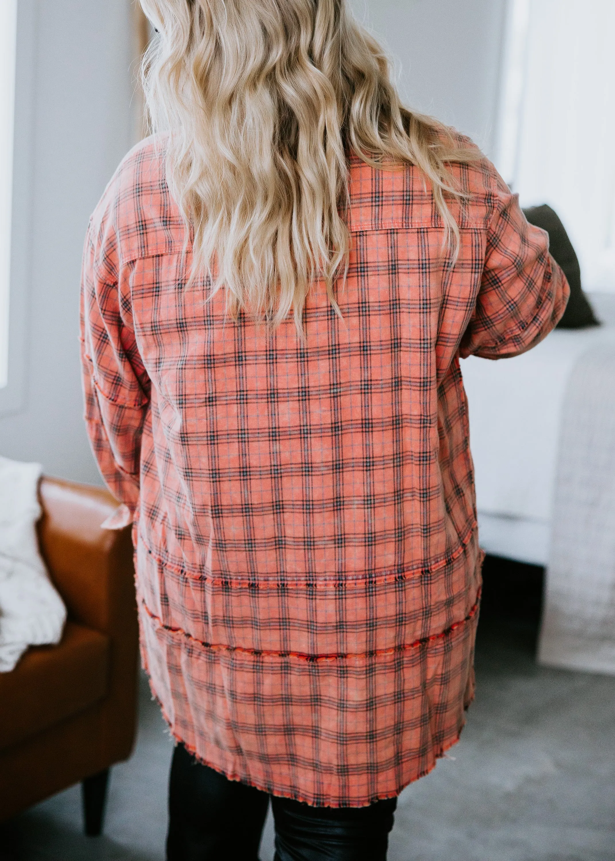 Archer Mineral Washed Plaid Shirt