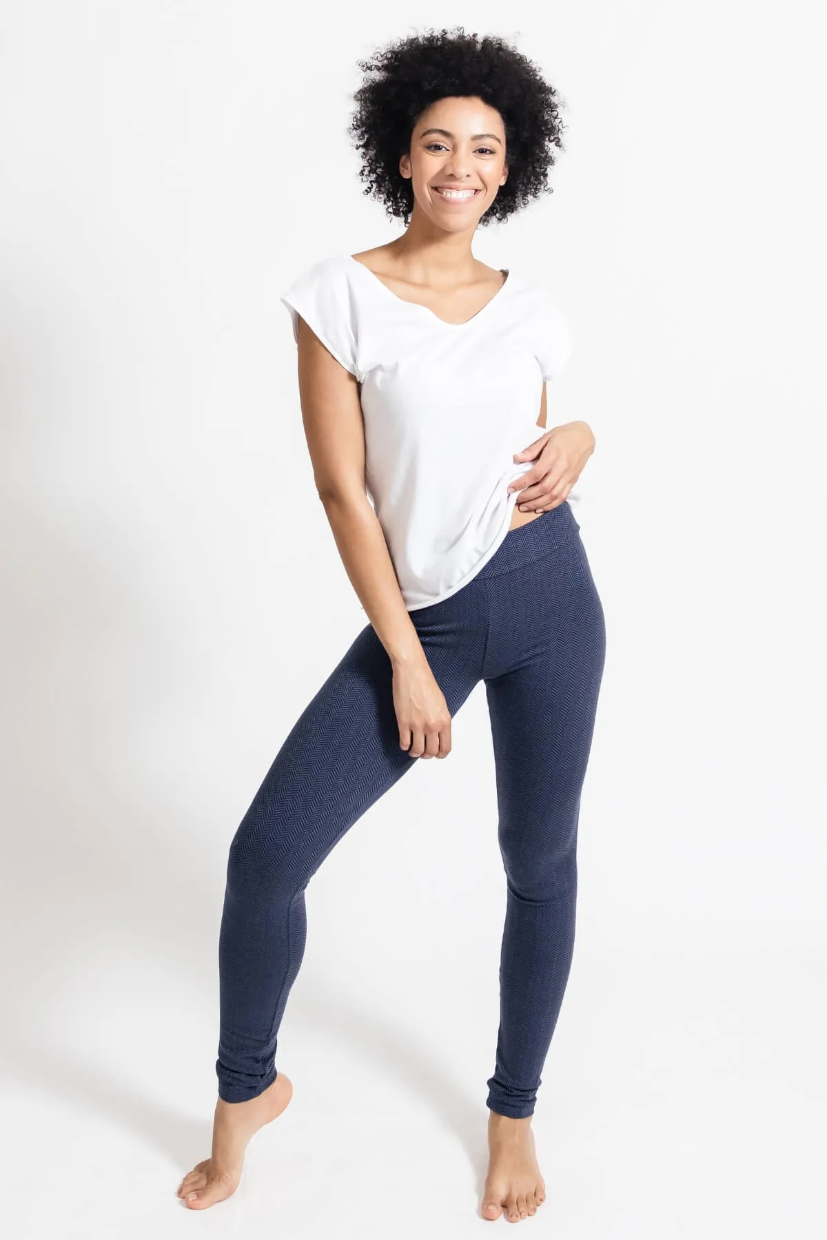 Asana Leggings - Cobalt