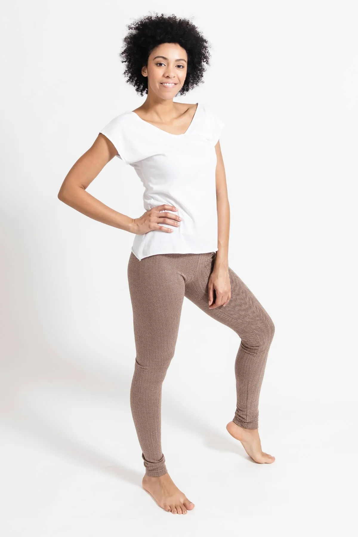 Asana Leggings - Coffee