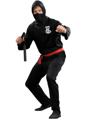 Assassin Mens Plus Size Japanese Ninja Costume