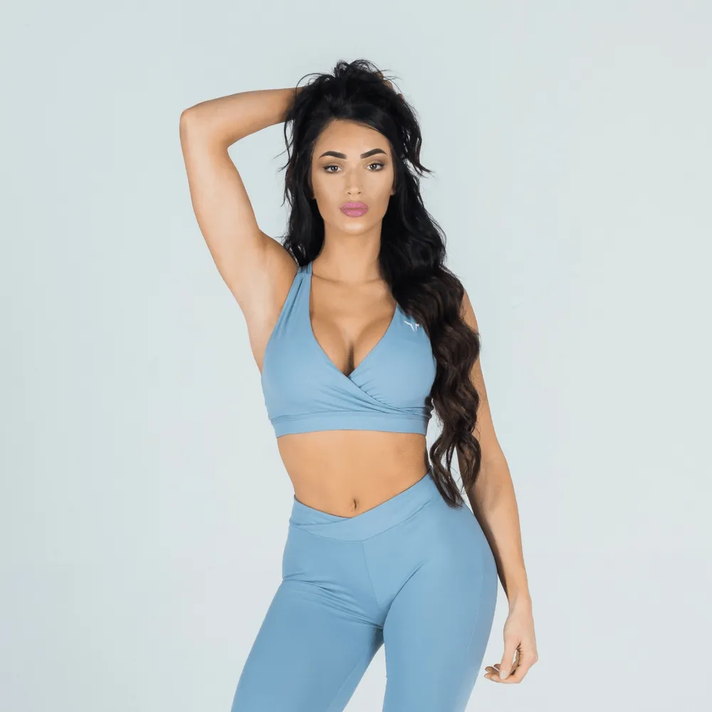 Athena Pastel Blue Look | Bra   Leggings