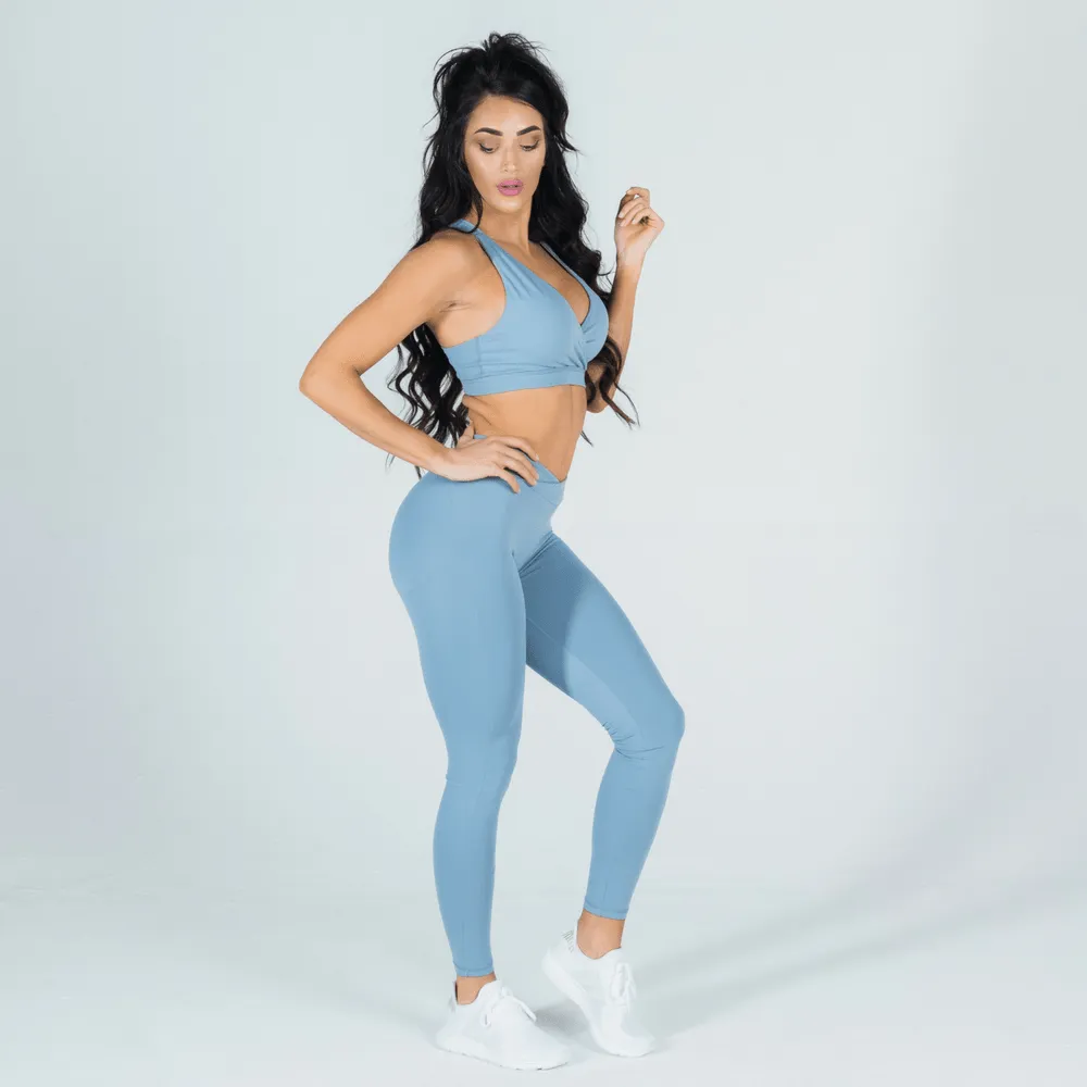 Athena Pastel Blue Look | Bra   Leggings