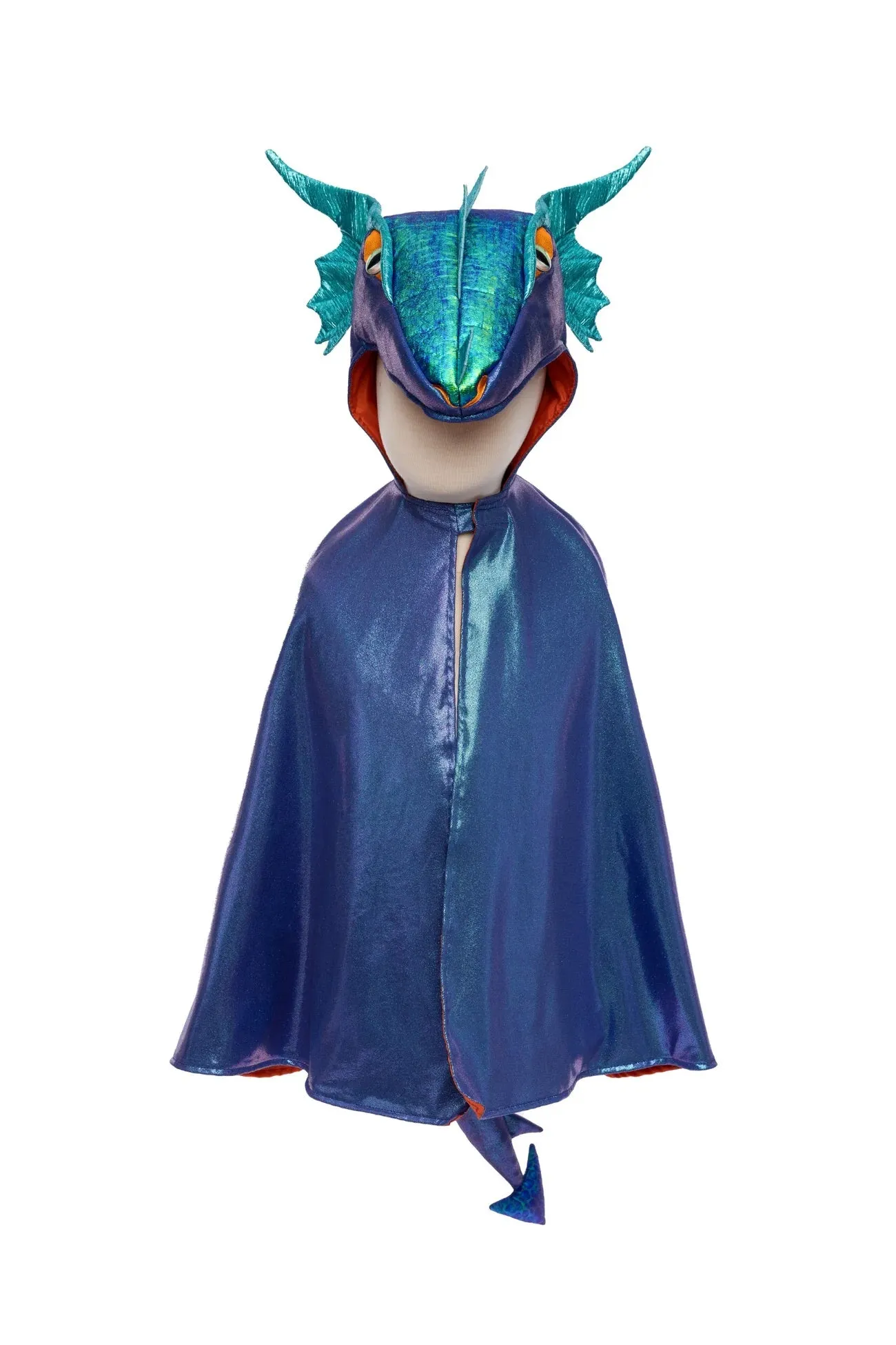 Azure Metallic Dragon Cape 3-4