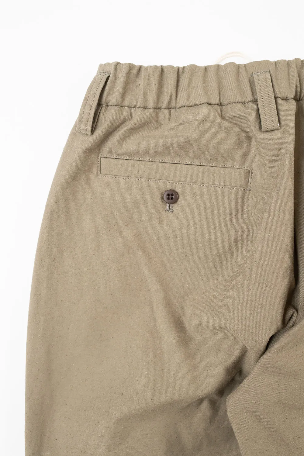 Back Nep Trousers - 38 Sepia