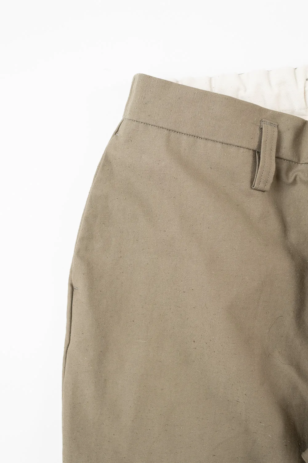 Back Nep Trousers - 38 Sepia