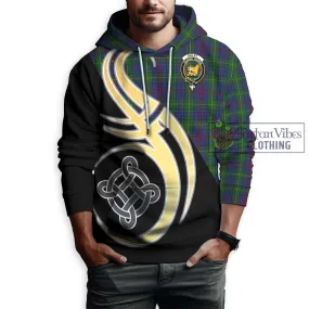 Bailey Tartan Hoodie with Family Crest and Celtic Symbol Style