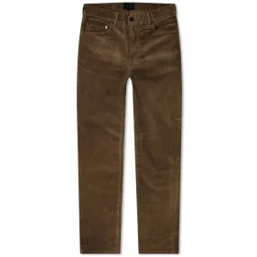 BEAMS PLUS / 5 Pocket Tapered Corduroy Pant- Olive