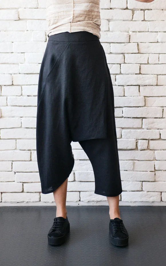 Black Linen Pants