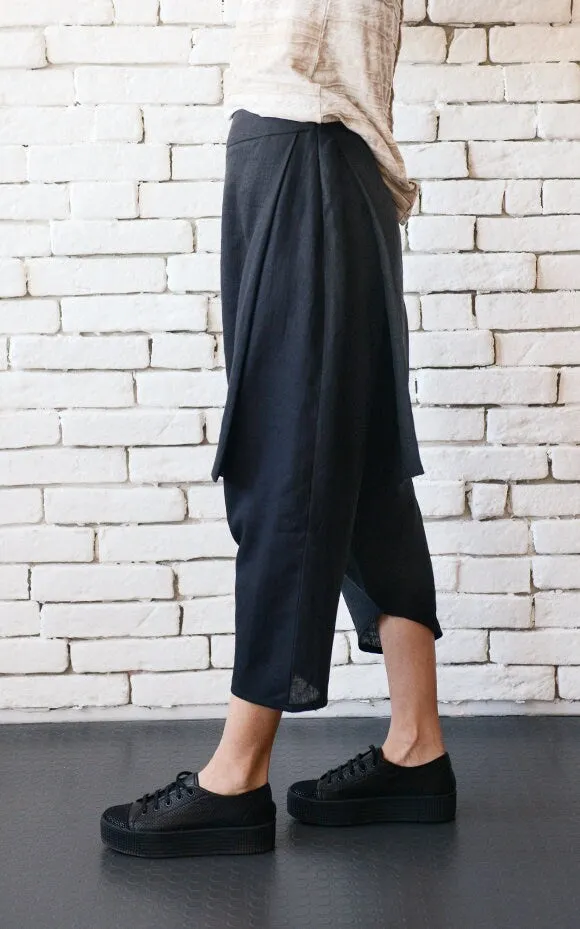 Black Linen Pants