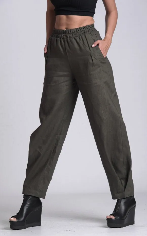 Black Linen Pants