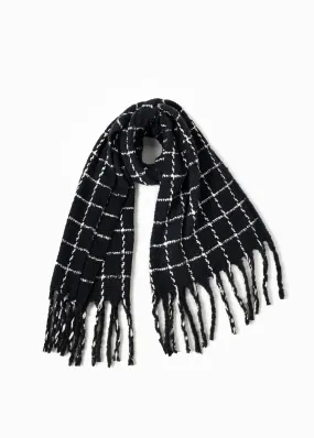 Black Window Panel Scarf