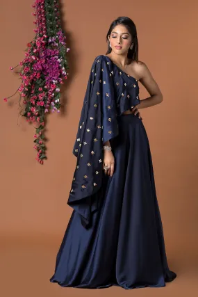 Blue Lehenga Set