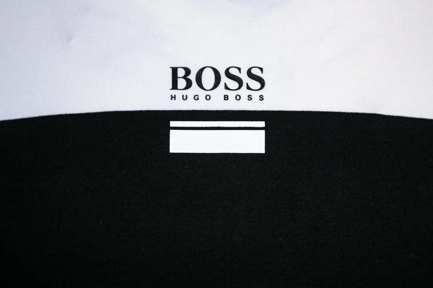 BOSS Tee 6 T Shirt in Black & White