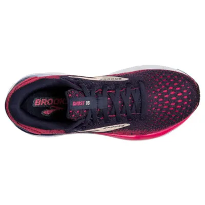 Brooks Ghost 16 Peacoat Raspberry Apricot Wide Width Women's