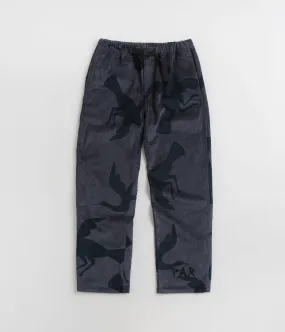 by Parra Clipped Wings Corduroy Pants - Greyish Blue