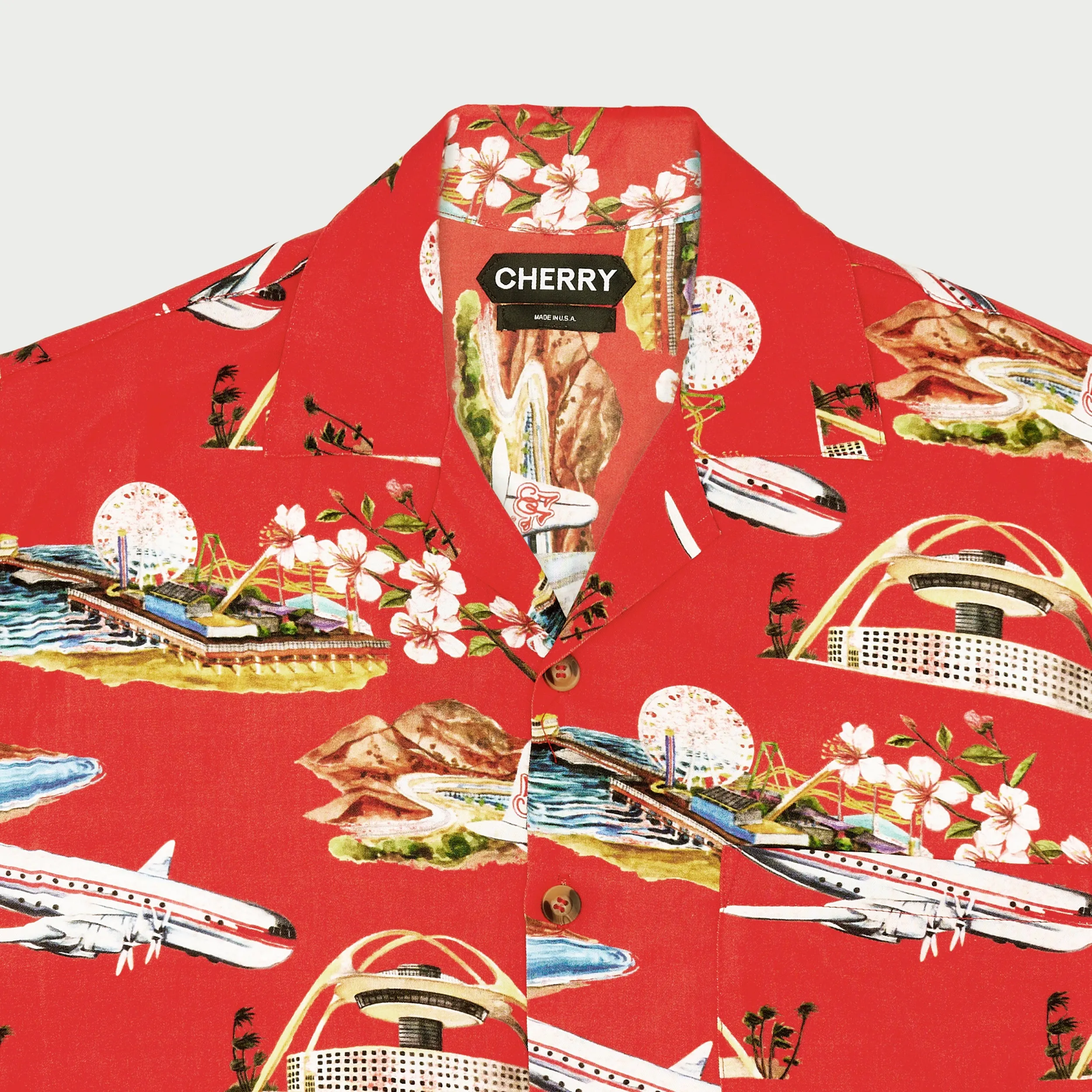 California Vacation Shirt (Red)