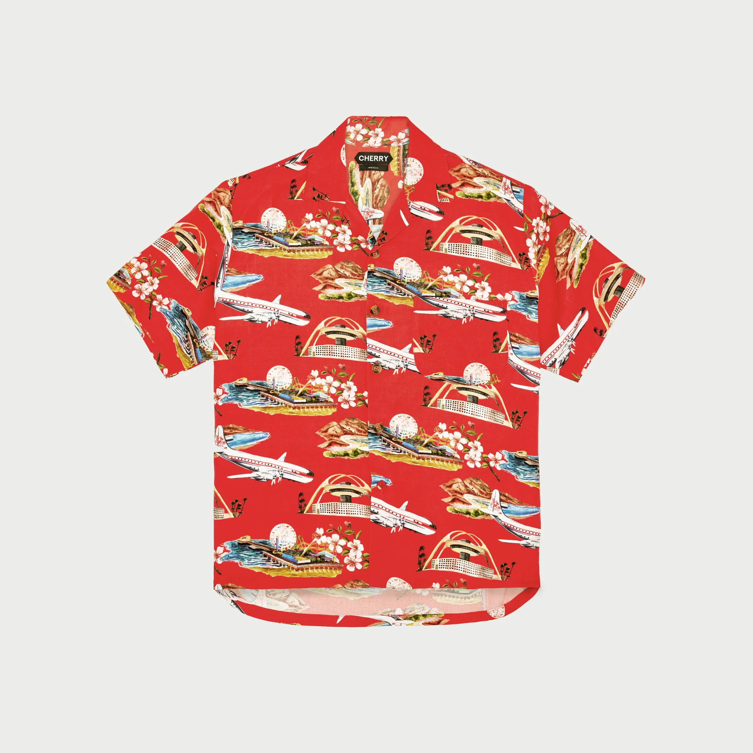 California Vacation Shirt (Red)