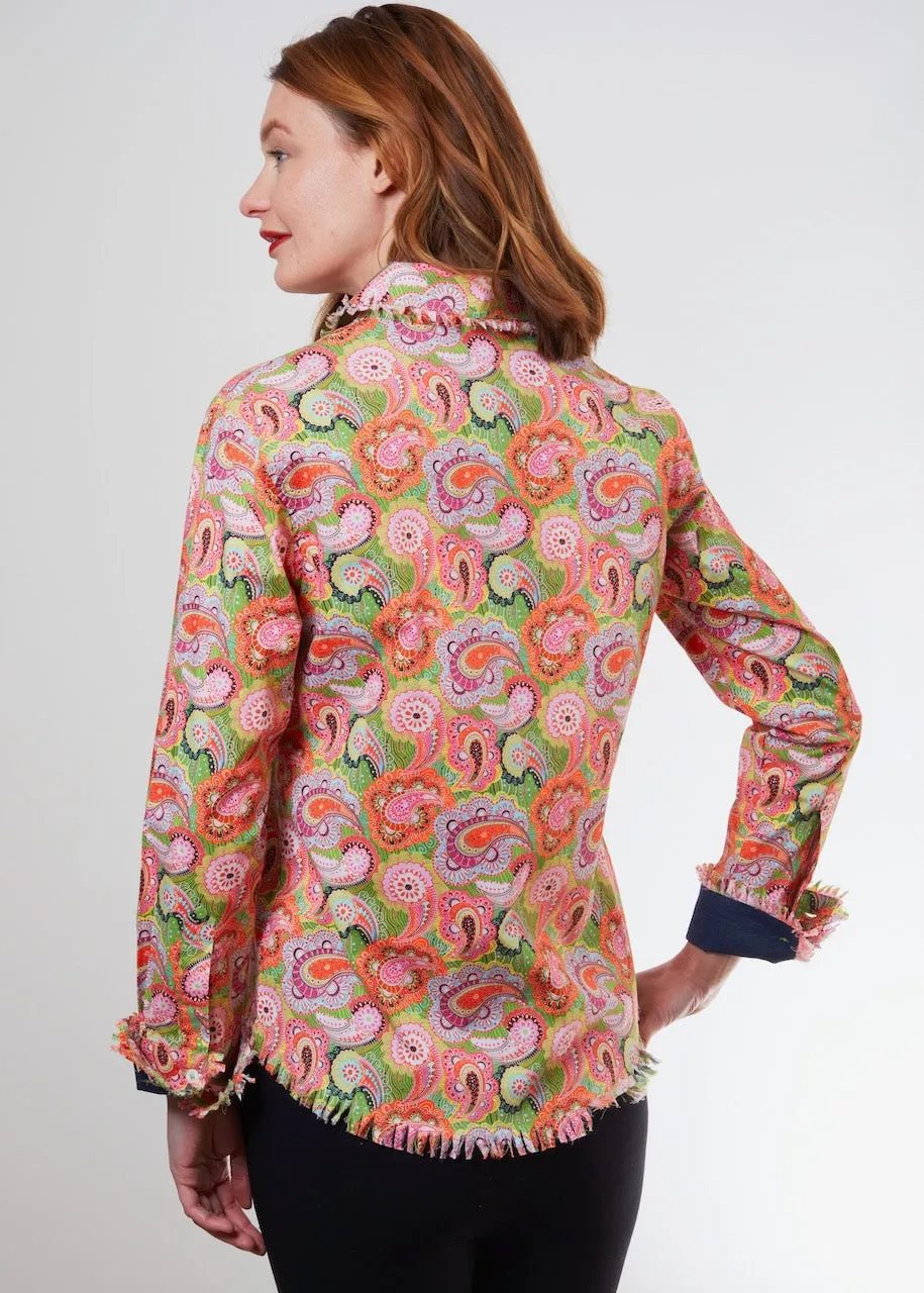 Cape Cod Tunic Bright Pink Paisley