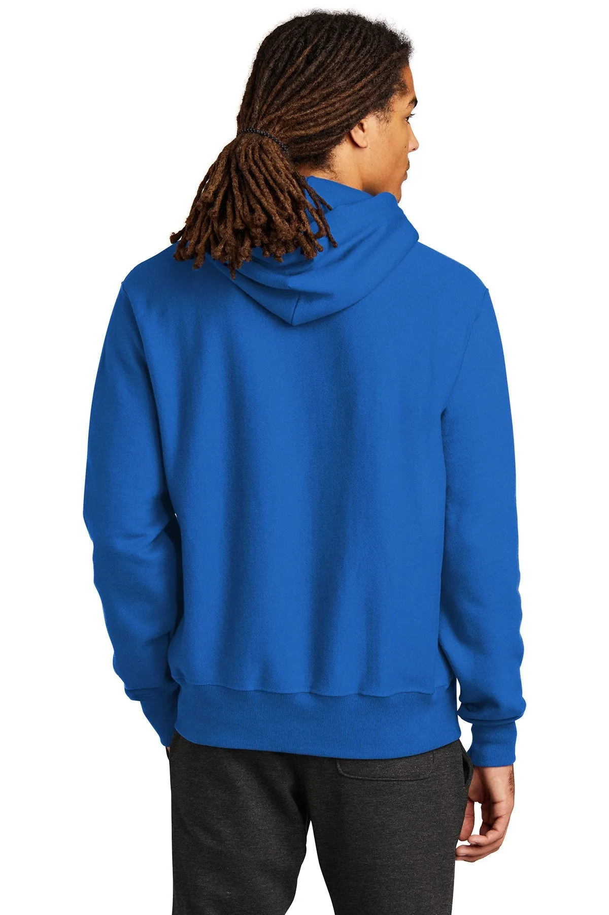 Champion Reverse Weave Hooded Sweatshirt, Athletic Royal