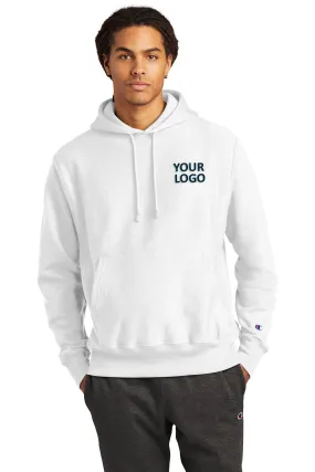 Champion Reverse Weave Hooded Sweatshirt, White