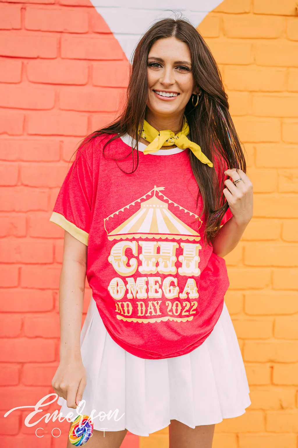 Chi Omega Carnival Bid Day Tee