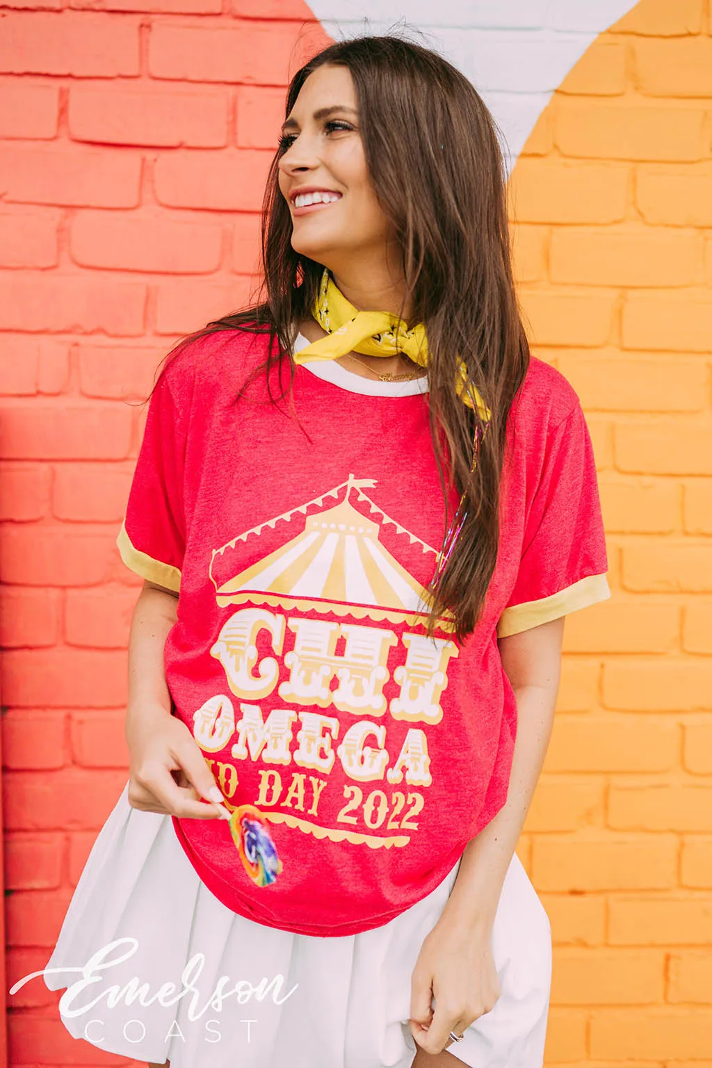 Chi Omega Carnival Bid Day Tee