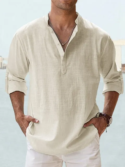 ﻿Chris - Linen Shirt for Men