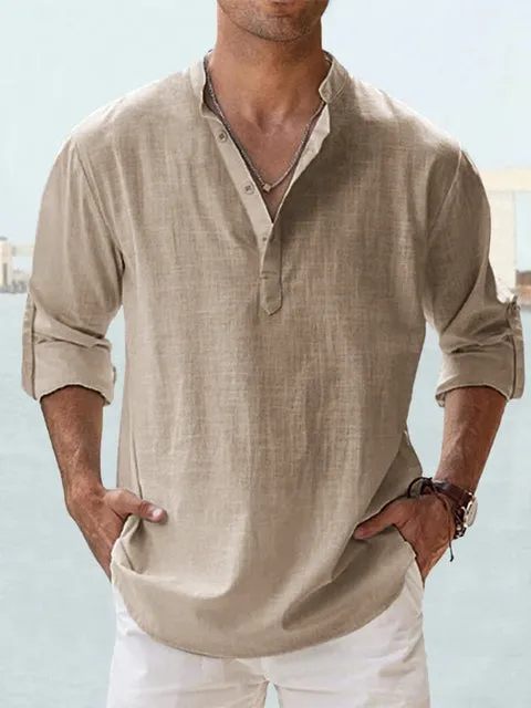 ﻿Chris - Linen Shirt for Men