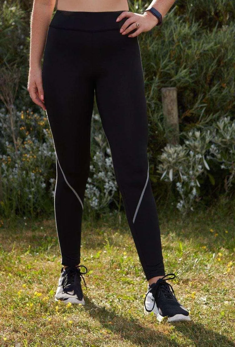 Classic Style Sports Leggings in Black