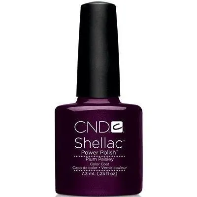 CND - Shellac Plum Paisley (0.25 oz)