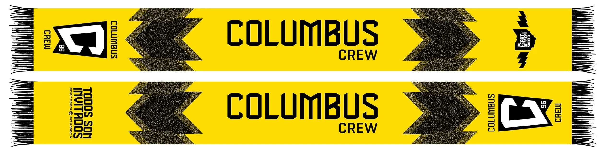 Columbus Crew SC Jersey Hook Scarf *LIMITED RELEASE*