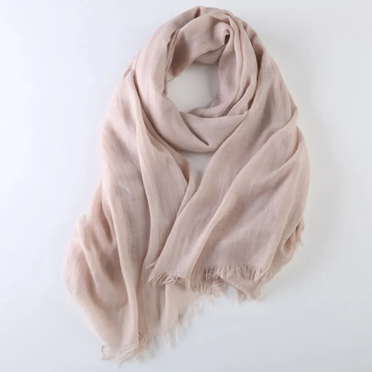 Cotton Linen Warm Long Scarf Women Accessories  Christmas gift Thanksgiving gift