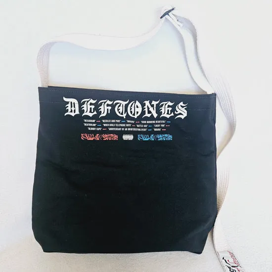 Crossbody Tee Bag - Deftones - Static Skull