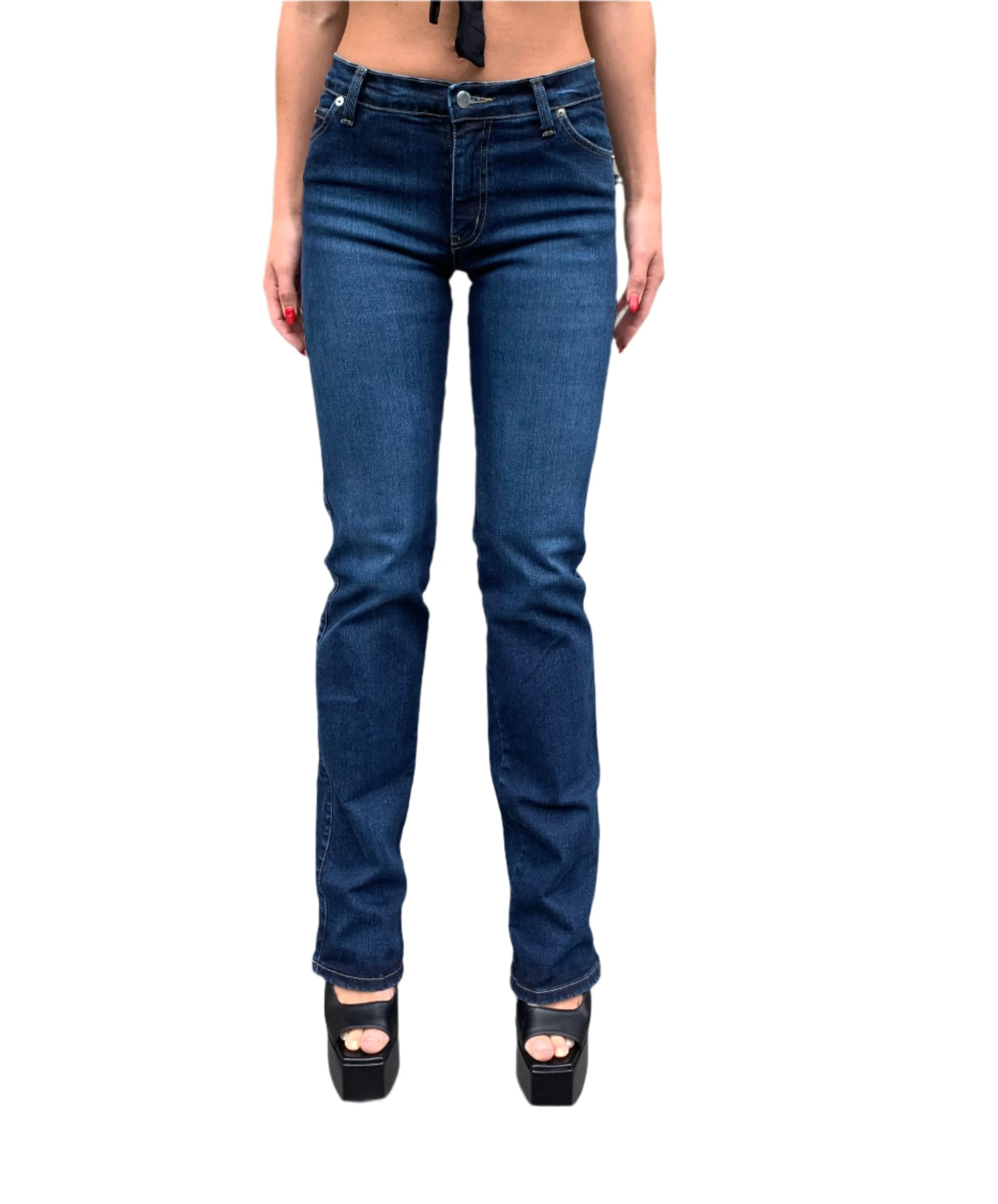 Curvy Fit.Jeans 2008. Blue Contrast