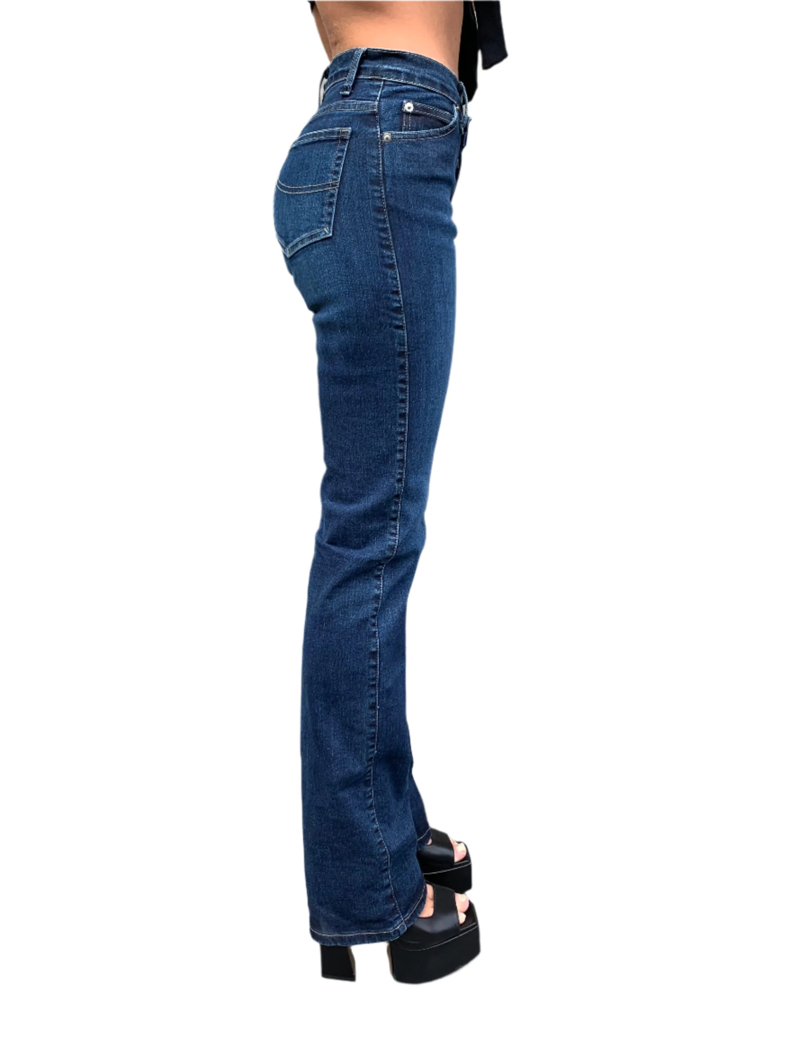 Curvy Fit.Jeans 2008. Blue Contrast