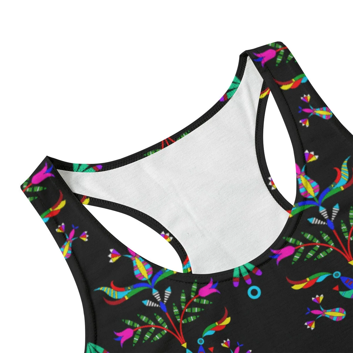 Dakota Damask Black Eco-friendly Women's Tank Top