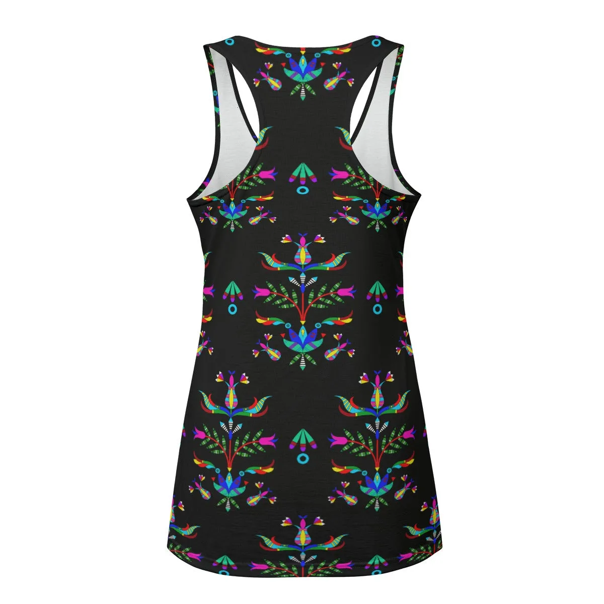 Dakota Damask Black Eco-friendly Women's Tank Top