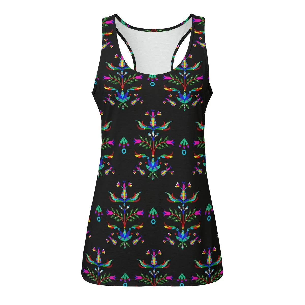 Dakota Damask Black Eco-friendly Women's Tank Top