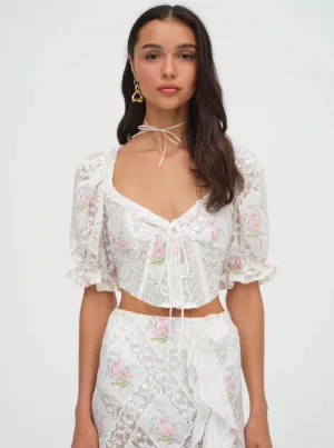 Diana Floral Top