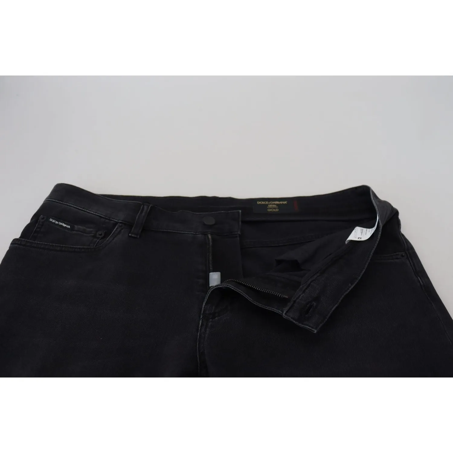 Dolce & Gabbana Chic Black Skinny Denim Jeans