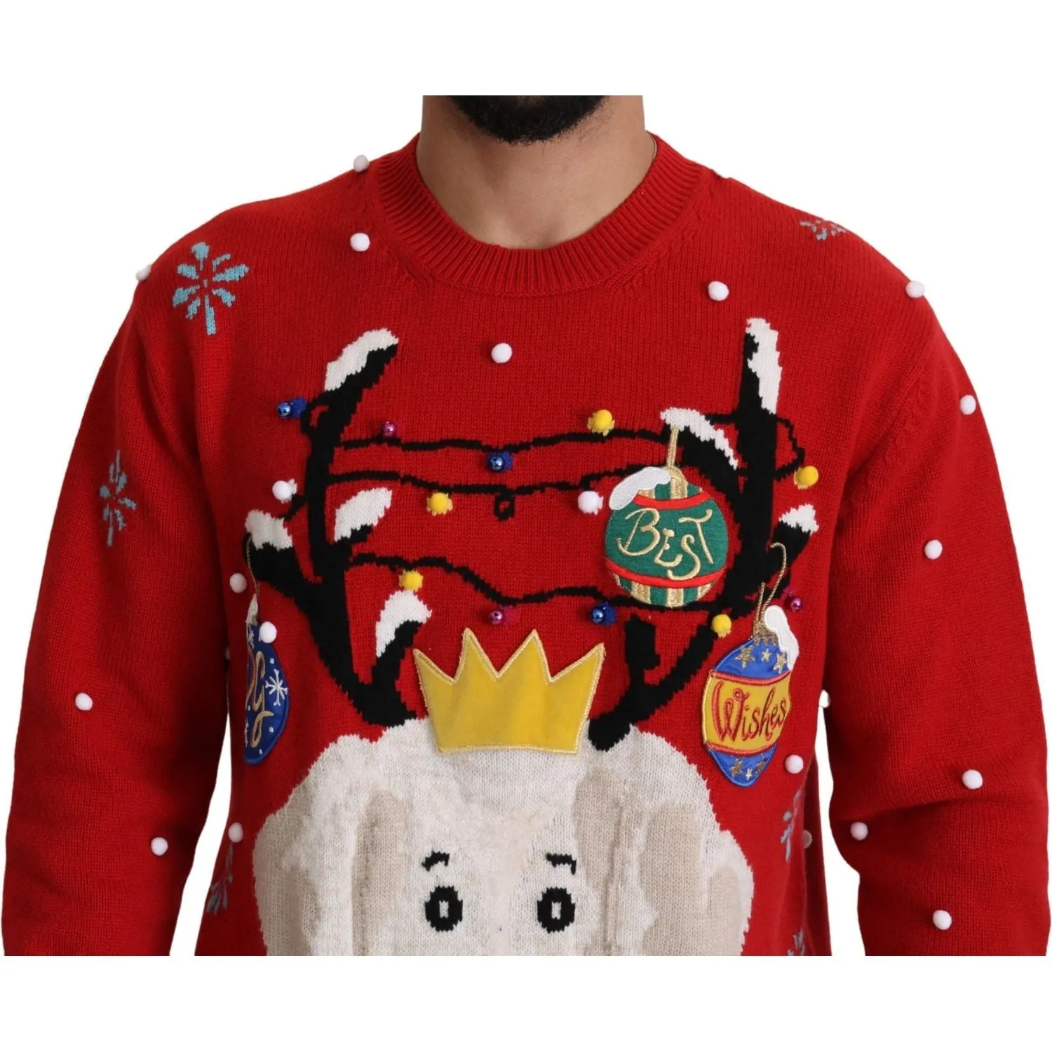 Dolce & Gabbana Elegant Christmas Cashmere Sweater